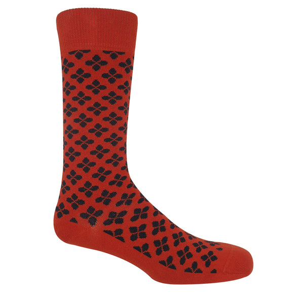 Clover Men's Socks: Olive