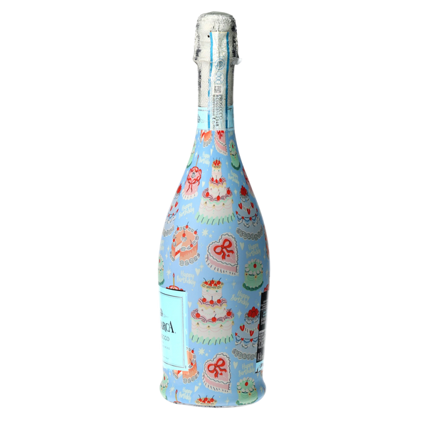 Birthday Patisserie Prosecco Bottle Wrap