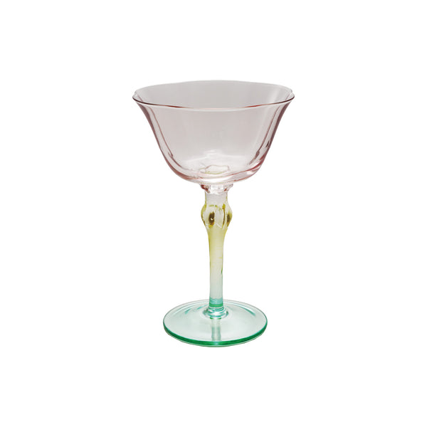 Hand-Blown Stemmed Wine Glass - 6 oz.