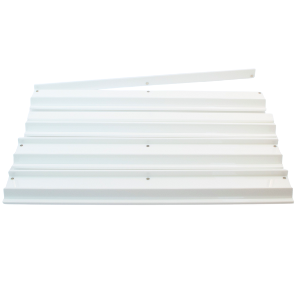 MAHJONG RACKS | Premium Acrylic | 4 Racks + 4 Pushers: Transparent Clear