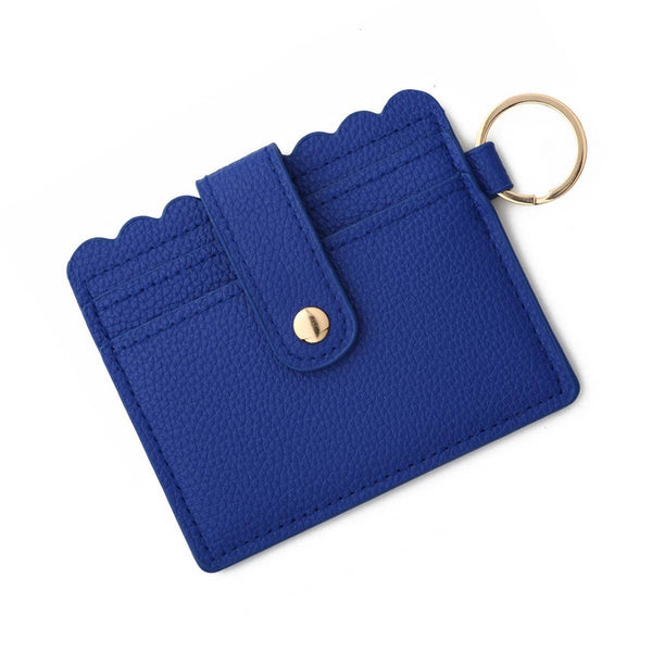 Multi-Card PU Wallet with Keychain & Coin Pocket_CWAB4937: BEIGE / (OS) 1