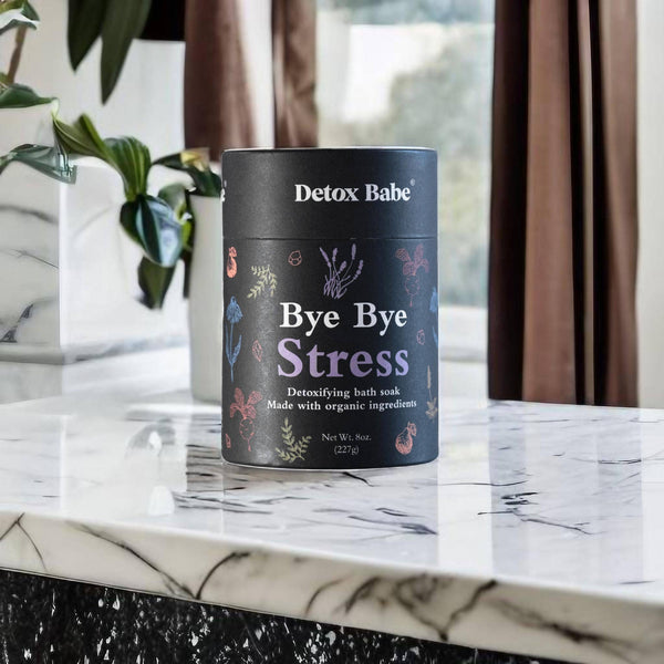 Bye Bye Stress Organic Detox Bath Salt Soak (8 oz)