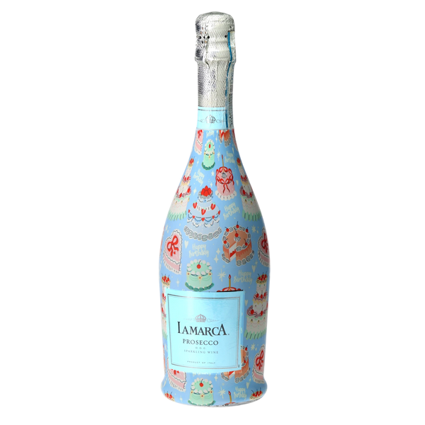Birthday Patisserie Prosecco Bottle Wrap