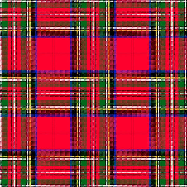 Red & Green Christmas Tartan Champagne Bottle Wrap