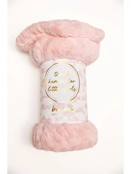 Faux Fur Petite Blanket, various colors