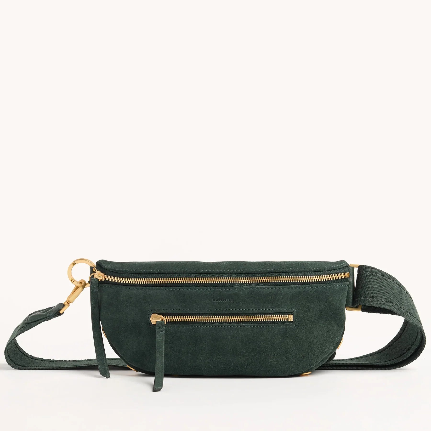 Charles 2 Crossbody - Medium Green Room Suede