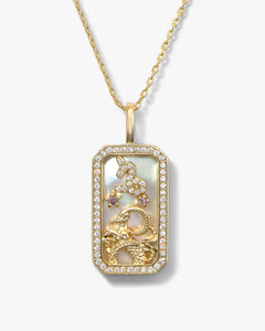 Capricorn Zodiac Amulet Necklace