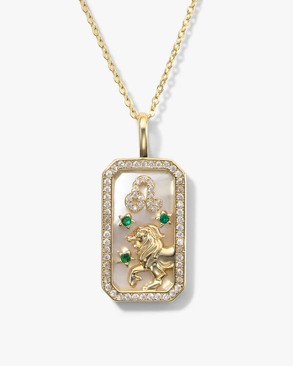 Leo Zodiac Amulet Necklace