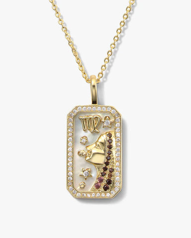 Virgo Zodiac Amulet Necklace