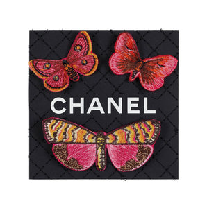 Pink Butterfly Swarm - Black Chanel