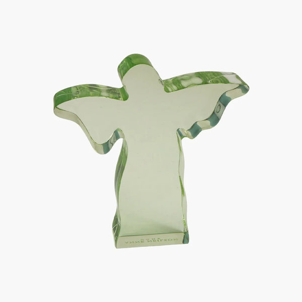 Small Angel Weight - Green Acrylic