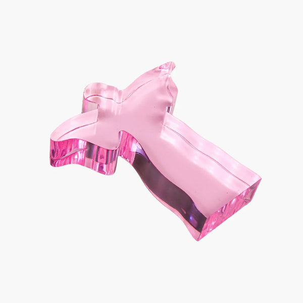 Small Angel Weight - Pink Acrylic