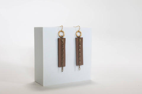 Fastened to Hope Earrings (Chain)