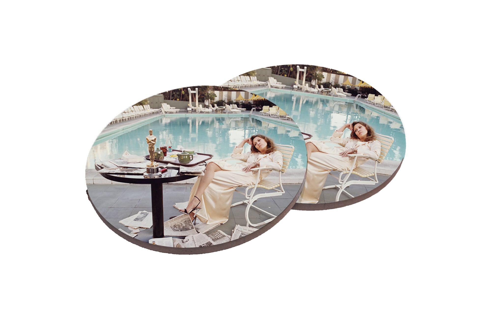 Ceramic Coasters - Faye Poolside