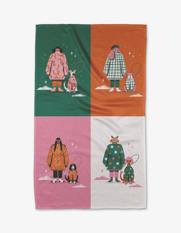 Matching Sweaters Tea Towel