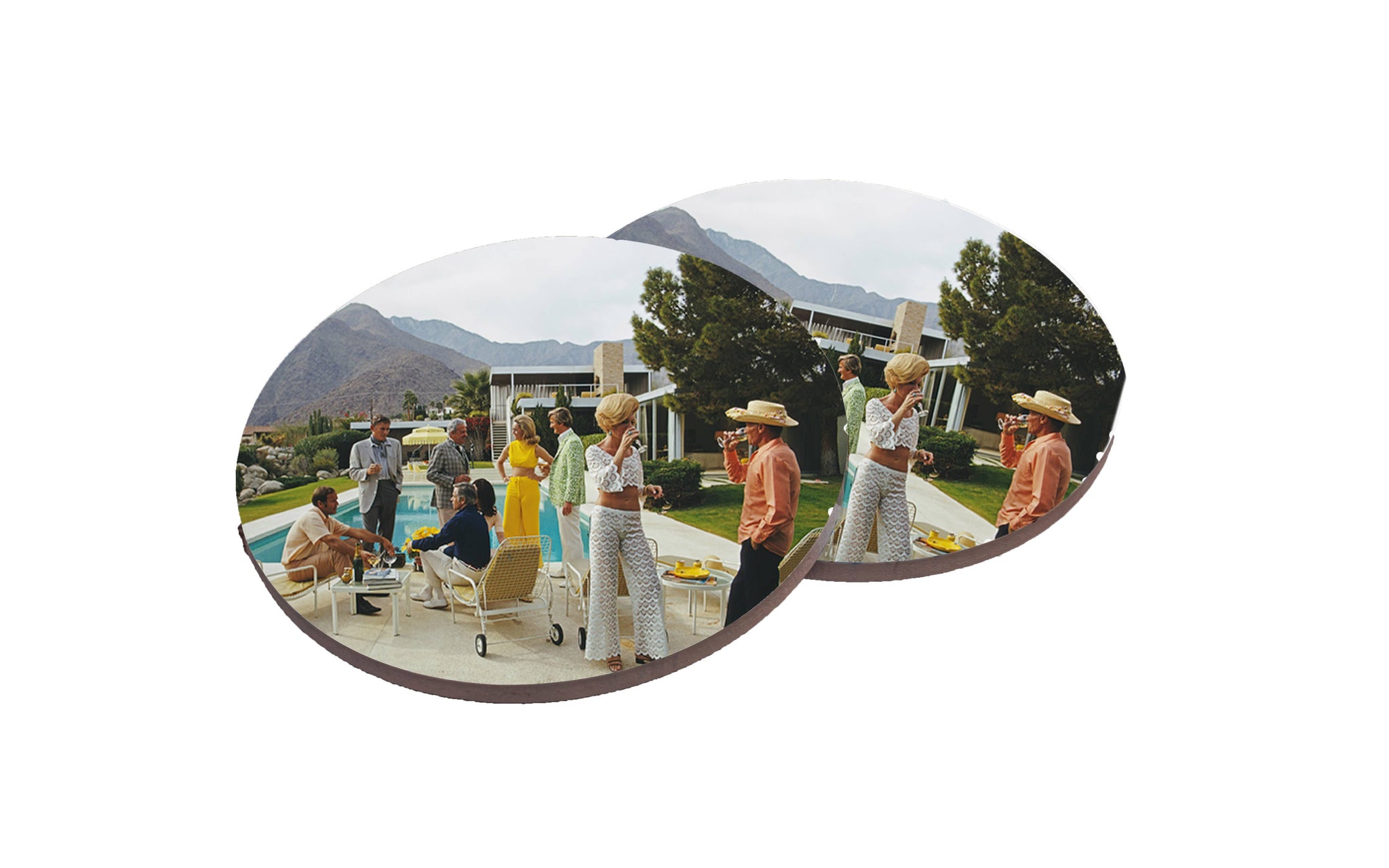 Ceramic Coasters - Poolside Chic
