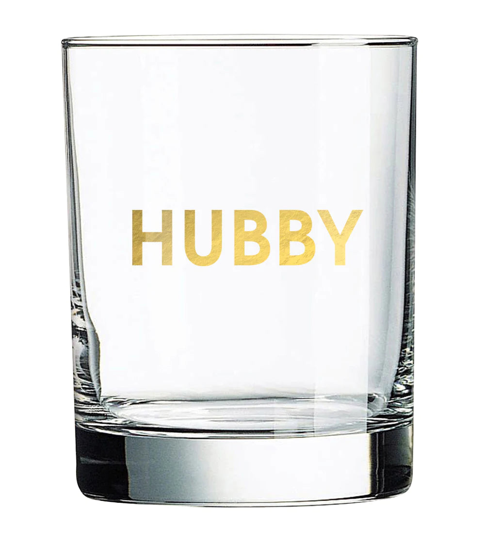 Gold Foil Rocks Glasses