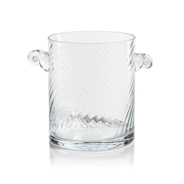 Bagatelle Swirl Glass Ice Bucket
