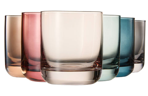 Old-Fashioned Drinking Glasses Set of 6 | 9.6oz