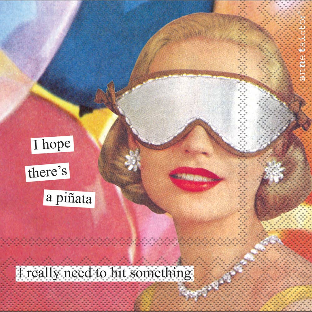 Anne Taintor - Pinata Paper Cocktail Napkin