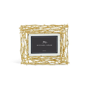 Twig Frame 4 x 6 or 5 x 7 - Gold