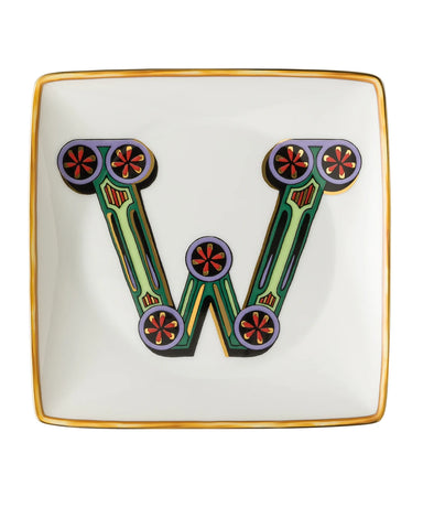 Versace Alphabet Canape Dish - W